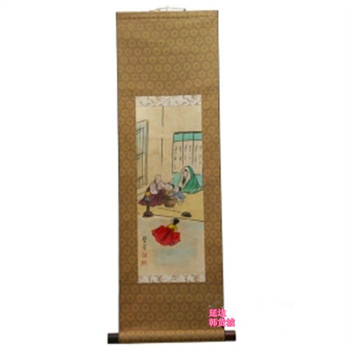 韩国民俗工艺品画朝韩墙壁挂画韩国料理店家居饭店装饰品挂件挂饰