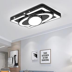简约现代LED客厅灯日月星辰宇宙飞船长方形卧室吸顶灯房间灯热销