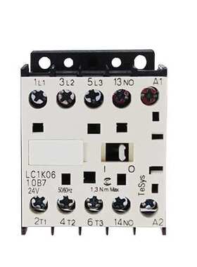 CJX2-K1610小型低压直流接触器常开16A 3P+NO 常用DC24V 220V