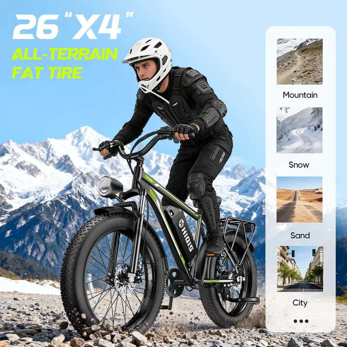 出口亚马逊20寸e-bike电动自行车越野雪地大功率折叠电动车批发厂