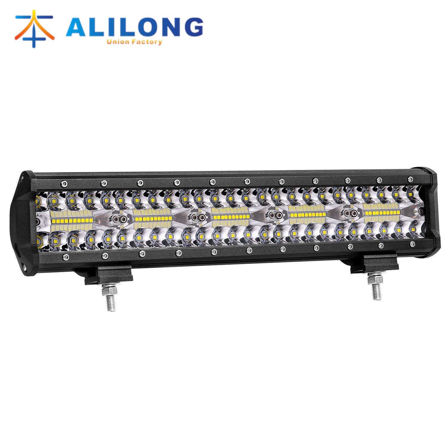 汽车工作灯LED light bar100LED 300W长条灯15寸射灯改装车顶灯新