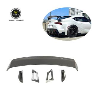 适用于丰田Supra A90 A91 Voltex款碳纤维尾翼后扰流板2019+