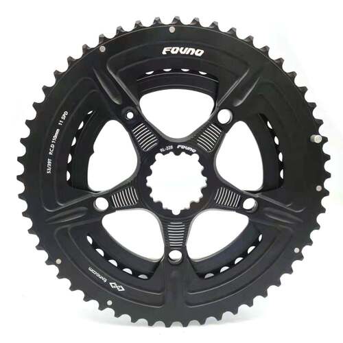 FOVNO公路自行车双盘110bcd 5爪 50-34T 52-36T 53-39T自行车双盘