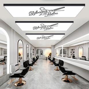 超亮方形吊灯舞蹈教室理发店服装店直播间展厅美发店无影灯吸顶灯