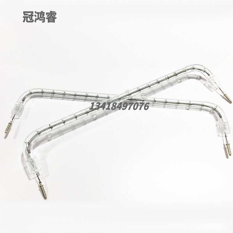 IR灯管3500W短波红外线灯管3.5KW U形卤素灯管400V烘箱加热灯管