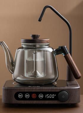 自动上水电陶炉煮茶器套装蒸煮一体茶壶带抽水大号养生壶家用茶具