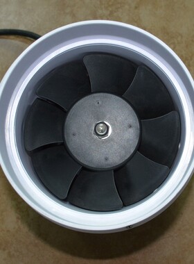 实验室专用PP防腐管道式通风橱通风柜轴流风机220v静音高速