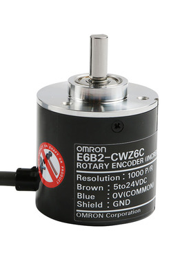 旋转编码器E6B2-CWZ6C光电增量式电机计数器控制器角度欧姆尤电梯