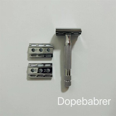 Dopebarber L3手动双面安全剃胡刀 可调节刮胡刀 锌合金材质
