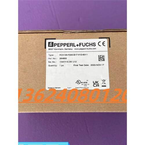 P+F倍加福光学读码器PCV100-F200-B17-V1D-6011德国