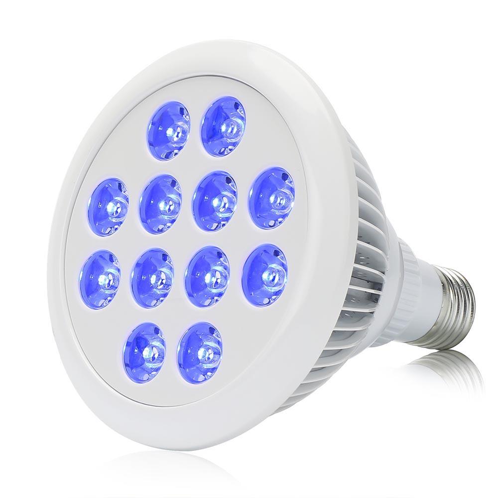 LED植物生长灯 全蓝光 E27 36W 室内多肉花卉育苗植物补光灯