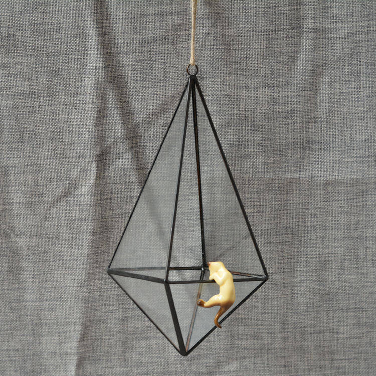 厂家批发新创意环保室内养花玻璃花房玻璃盒艺术盆景玻璃花瓶花盆