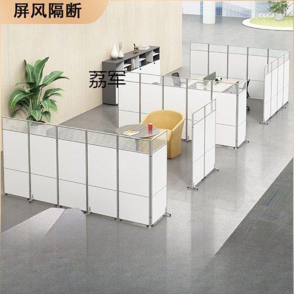 LJ公室屏风隔断墙现简约工厂车间折叠推拉可移动遮挡板折叠带,商业/办公家具,护理屏风,淘宝优惠券,粉丝福利购,淘宝优惠卷