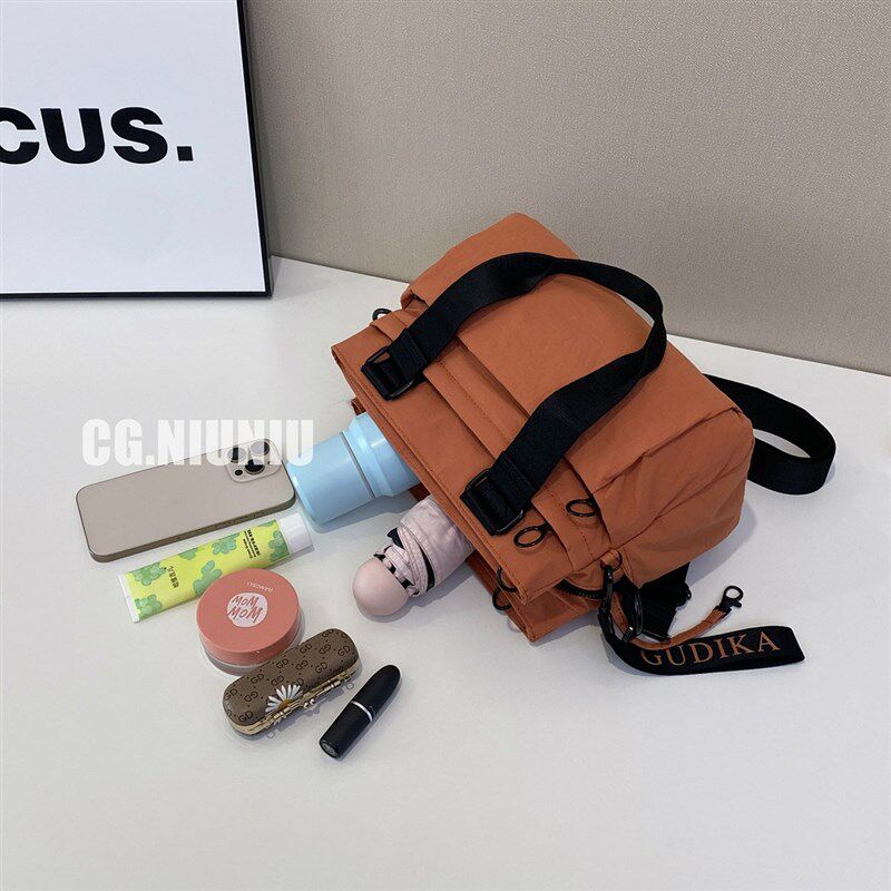 2025新款手提女布包时尚百搭休闲大容量牛津尼龙布防水单肩斜挎包