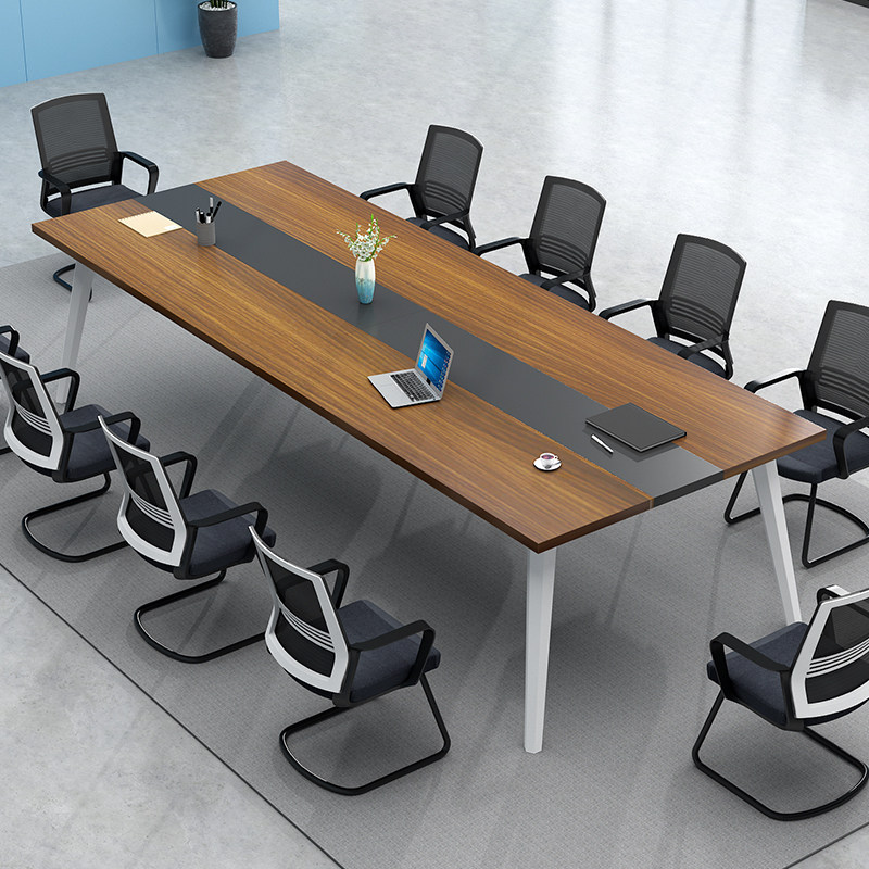 会议桌简约现代长桌子接待培训洽谈桌拼接简易工作台办公桌椅组合