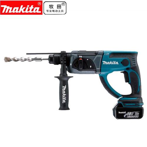 牧田牧田18V充电电锤家用打孔便携式冲击钻混凝土多功能电动工具