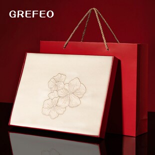 轻奢洋气100%羊毛围巾女秋冬季高级感妈妈旗袍婚礼婚宴披肩外搭