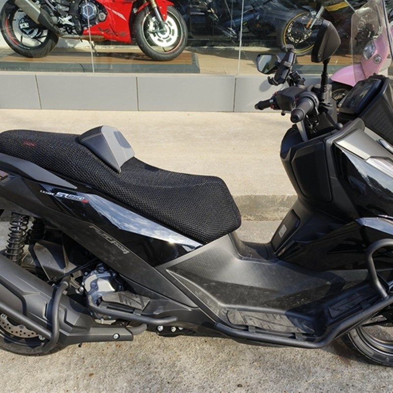 适用无极SR250GT踏板摩托车坐垫套加厚隔热防晒座套透气网座垫罩
