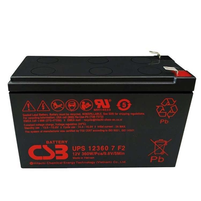CSB蓄电池UPS12360 12V360W UPS电源配套 EPS直流屏 通讯系统