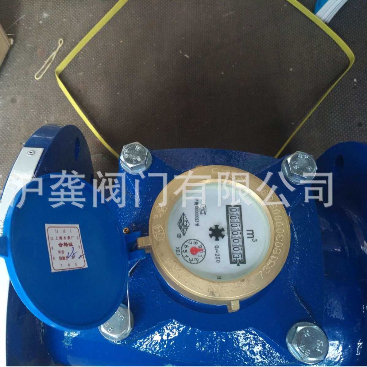 上海水表厂 LXLC-100可拆式水表 冷水水表 法兰水表DN100
