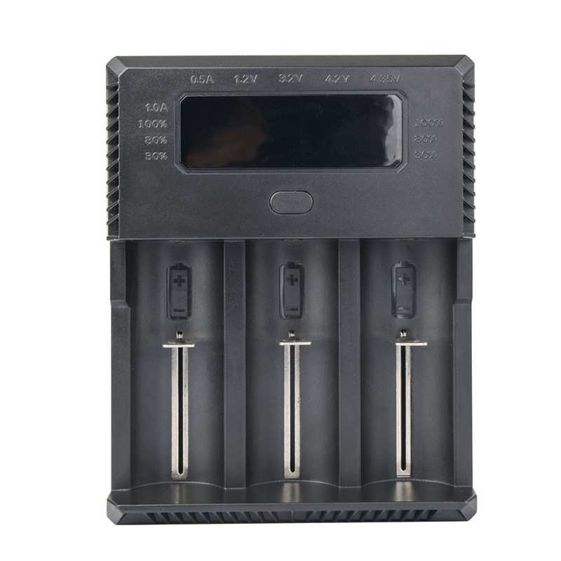 trustfire锂电池充电器26650智能3槽充电器18650充电器26650三充