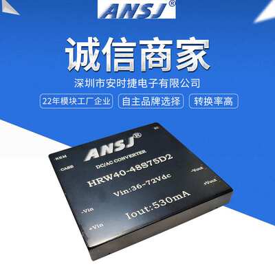 厂家 电源模块DCAC逆变电源仪器仪表模块HRW40-D2系列