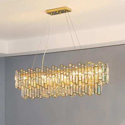 港式客厅水晶吊灯后现代轻奢餐厅卧室奢华灯中山全屋套餐组合灯具