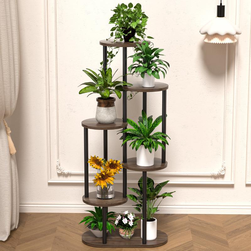 花架子室内家用植物架多层花盆架客厅落地式绿植花盆架阳台置物架
