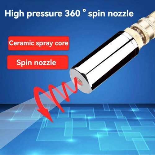 工业用超高压清洗机配件莲花360度旋转喷头5000PSI 040 350公斤