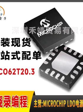 EQCO62T20.3原装微芯microchip线性-视频处理封装QFN1662R20.3