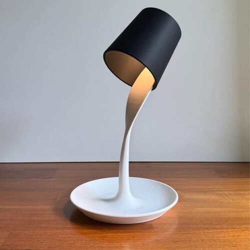 跨境Table lamp with tray 带托盘的台灯创意家居摆件
