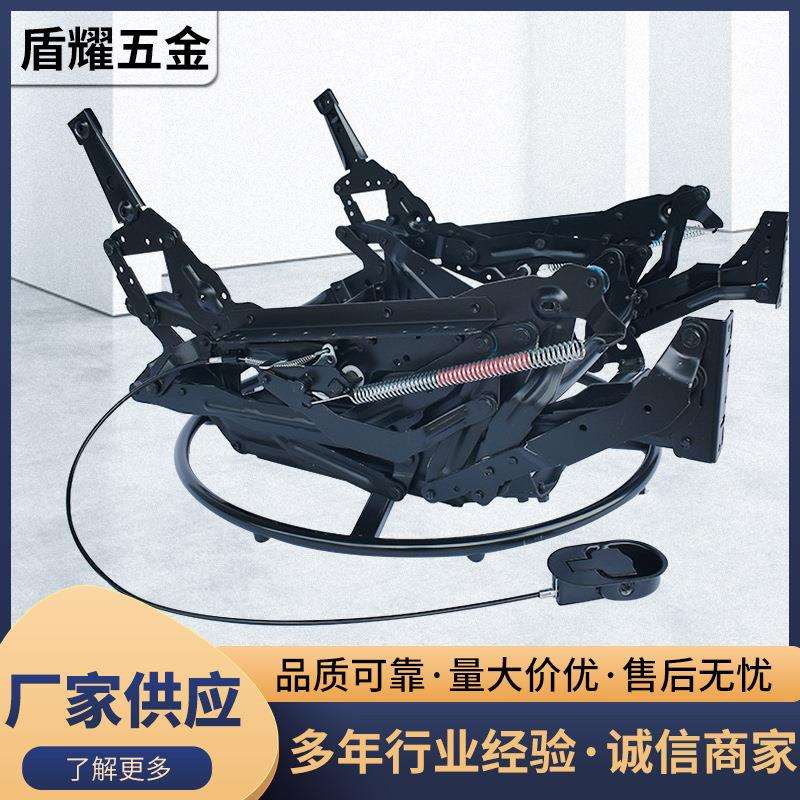 手动摇带转沙发架休闲可摇可转单人沙发铁架底座配件铁艺