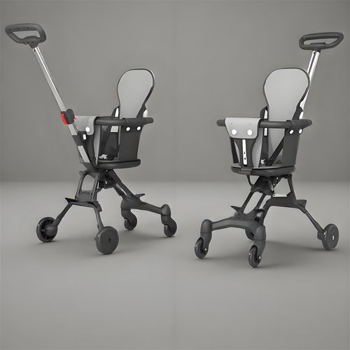 宝宝推车遛娃神器轻便可折叠一键收车婴儿车手推车儿童双向小型