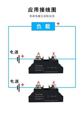 快恢复单路二极管MZ160A.71 100A125A200A253A 高耐压400V1200V