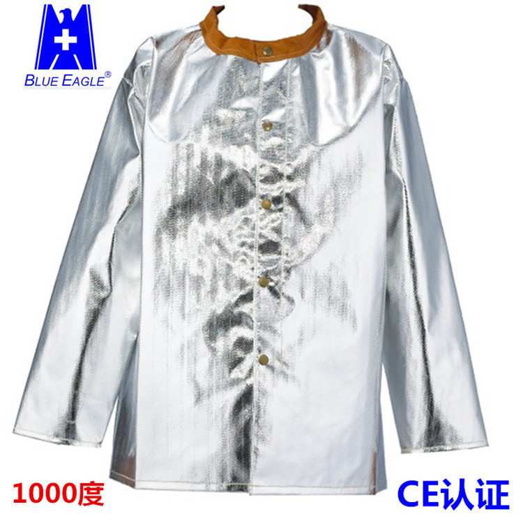 BLUE EAGLE蓝鹰耐高温1000度防护服炉工隔热防烫衣AL2铝箔防热服