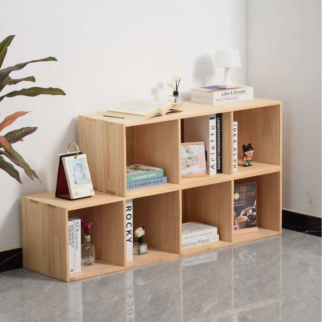 现货儿童书架实木落地式格子置物架幼儿园书包收纳柜自由组合书架,模玩/动漫/周边/娃圈三坑/桌游,模型制作工具/辅料耗材,淘宝优惠券,粉丝福利购,淘宝优惠卷