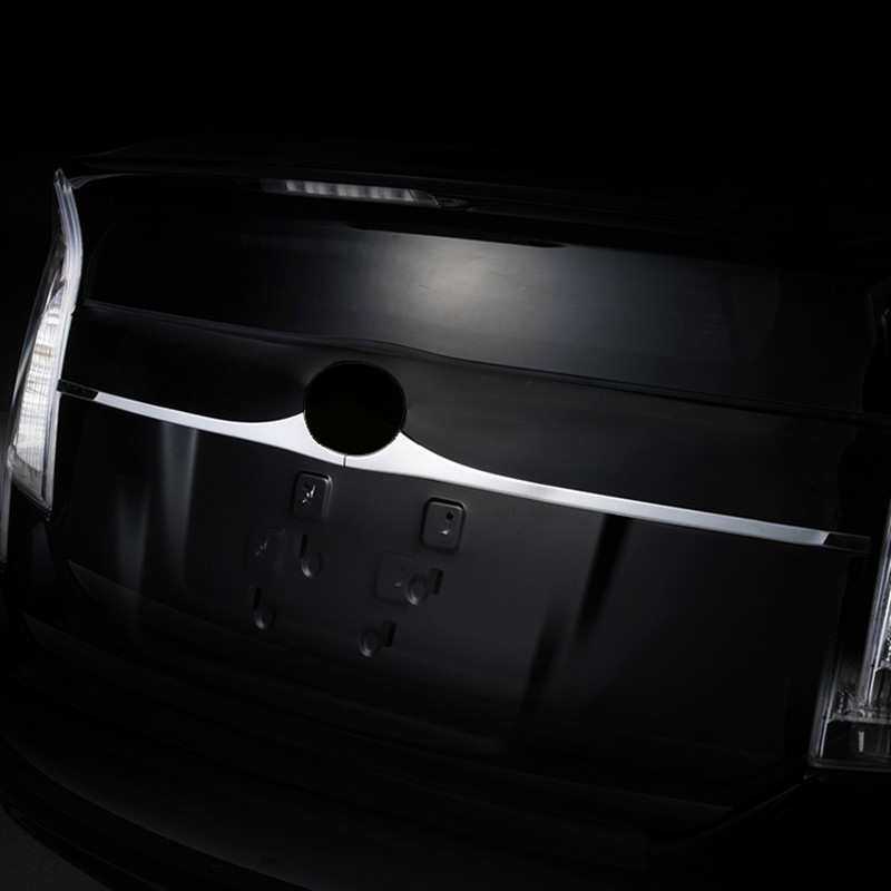 适用普锐斯30尾门车标拉手改装PRIUS30後期不锈钢尾门车标饰