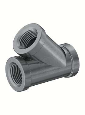 NPT Female 耐高压碳钢Y形内丝三通 112P452