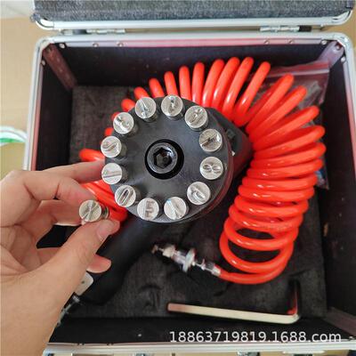 10号字钢结构气动砸号机金属手持打标机济宁华策便携式打号机