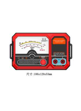 外贸版指针兆欧表BT6010测量1000V电压18650电池2000MΩAC500V
