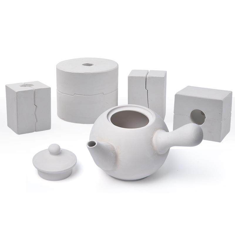 天育陶艺茶壶石膏注浆模具陶瓷注浆模具石膏模型日式侧把壶