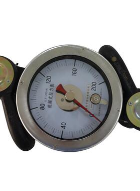 100KN手拉葫芦测力表 10吨手拉葫芦拉力表 手拉葫芦机械拉力计