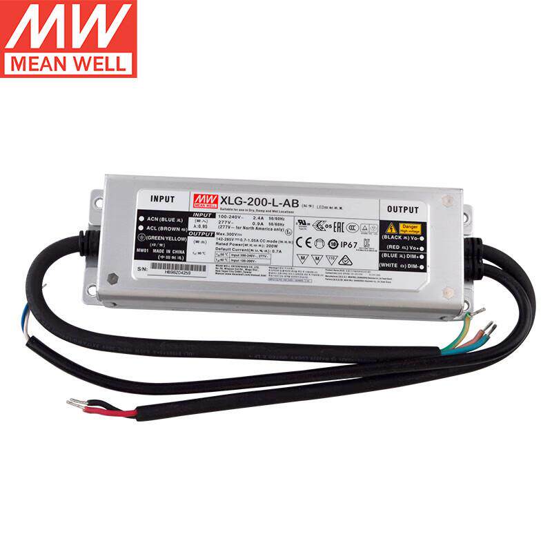 明纬（MEANWELL）XLG-200-L-AB恒功率LED驱动器金属机壳防水电源