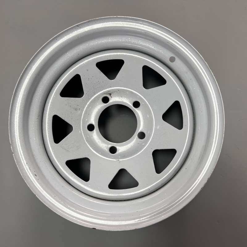 厂家制作拖车钢圈拖车架轮毂加工 船舶游艇拖车配件185R14 165R13