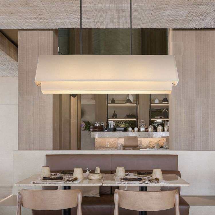 日式吧台吊灯餐厅饭店岛台餐桌灯简约酒店前台奶茶店咖啡店长吊灯
