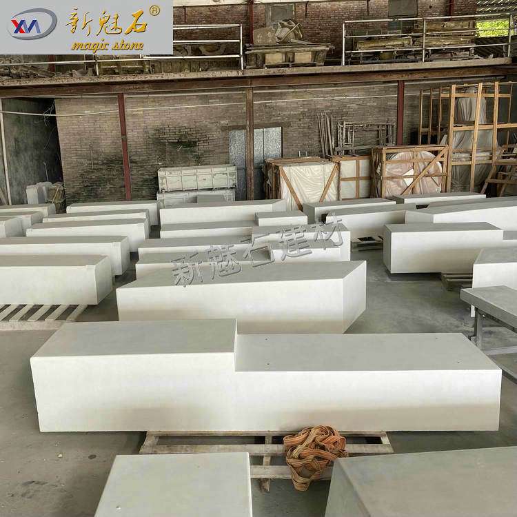 户外景观设计创意水泥坐凳城市广场GRC异形座椅 机器人摆件可坐人