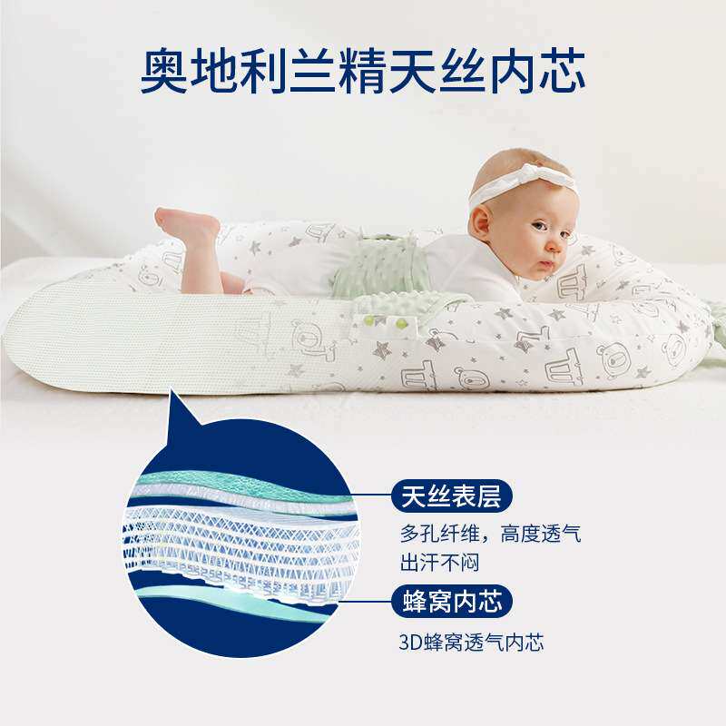 新生婴儿床中床舒适宝宝仿生子宫床缓解惊跳安抚睡觉神器仿生床