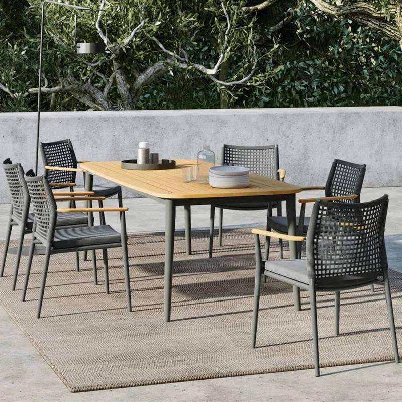 户外柚木桌椅别墅庭院花园铝合金餐桌椅绳编椅防水防晒阳台茶桌椅,模玩/动漫/周边/娃圈三坑/桌游,模型制作工具/辅料耗材,淘宝优惠券,粉丝福利购,淘宝优惠卷