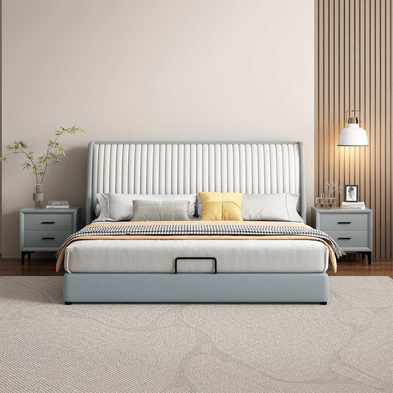 皮床1.8米双人科技布软床轻奢主卧家具1.5现代简约欧式卧室大婚床