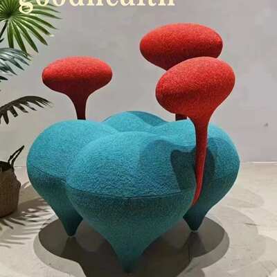 创意单人气球沙发椅北欧设计师异形沙发椅网红时尚样板房异形椅